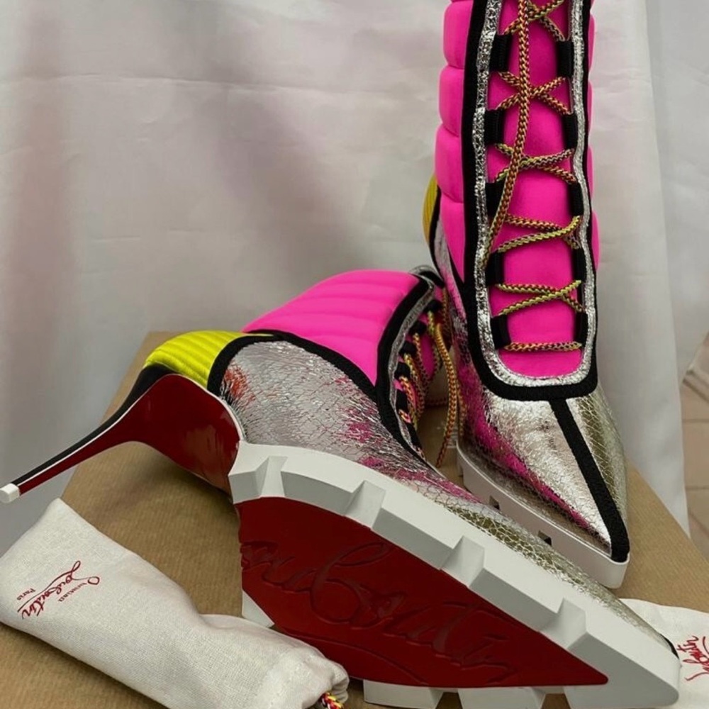 Christian Louboutin Sedah Lug Sole Bootie Size US 8 (38)